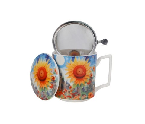 DUO KUBEK ZAPARZACZ MODERN SUNFLOWER K.0095