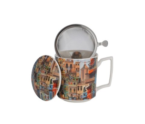 DUO KUBEK ZAPARZACZ MODERN SWEET CITY K.0064