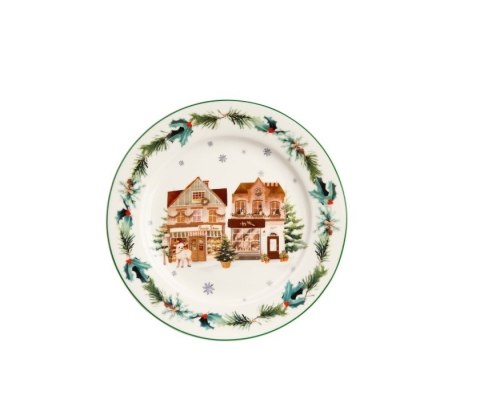 KPL 2 TALERZE DESEROWE CHRISTMAS CITY K.9075