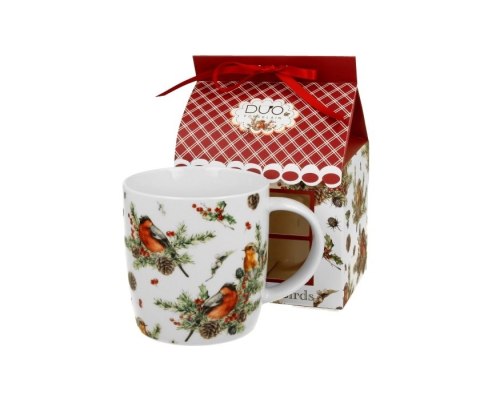KUBEK 400ML OPAK.DOMEK CHRISTMAS BIRDS 1 K.0675