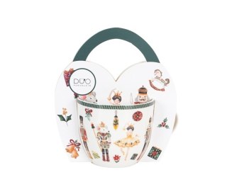 KUBEK 460ML W KOSZYCZKU CHRISTMAS NUTCRACKER 8313