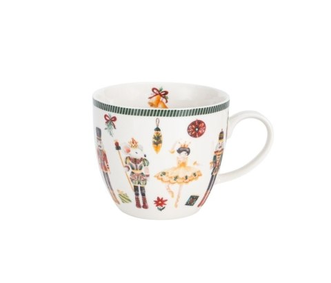 KUBEK 460ML W KOSZYCZKU CHRISTMAS NUTCRACKER 8313