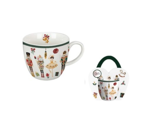 KUBEK 460ML W KOSZYCZKU CHRISTMAS NUTCRACKER 8313