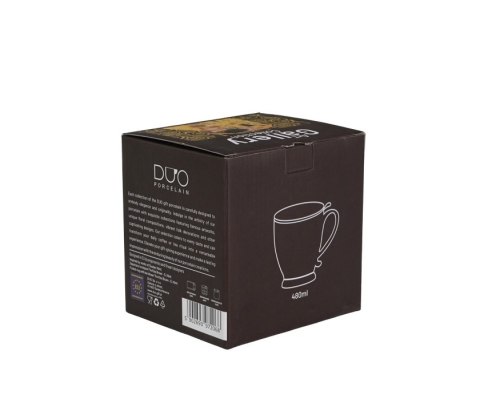 KUBEK ZAPARZACZ NA STOPCE KLIMT KISS BROWN 72068