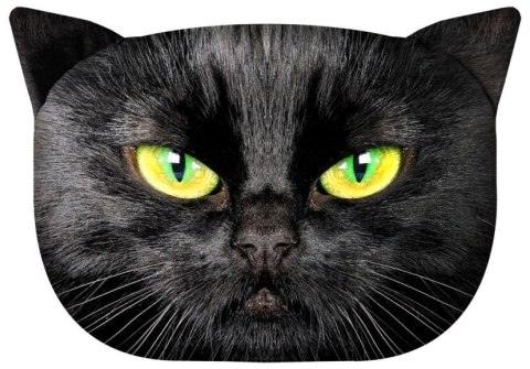 BER. PODUSZKA KOT "NERO" L 45x30 K.0210