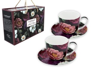 CARM. 840-7100 KPL 2 FILIŻANEK FLORAL STORY KWIATY