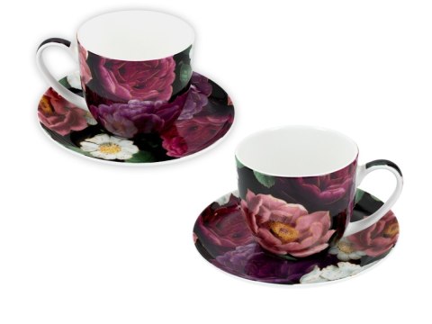 CARM. 840-7100 KPL 2 FILIŻANEK FLORAL STORY KWIATY