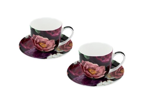 CARM. 840-7100 KPL 2 FILIŻANEK FLORAL STORY KWIATY