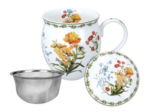 CARM. 840-9432 KUBEK BECZKA ZAPARZACZ KWIATY POLNE