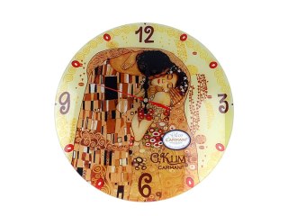 CARM. ZEGAR ŚCIENNY KLIMT POCAŁUNEK 198-9903