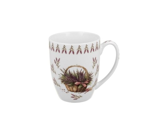 CROCUS KUBEK 350ML KOSZ KWIATÓW LAWENDA K.4421