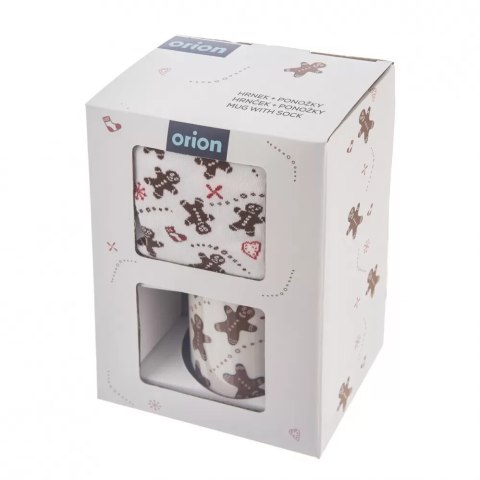 DS 129466 KUBEK CERAMICZNY + SKARPETKI PIERNIK