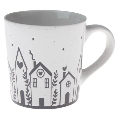 DS HM3901 KUBEK 470ML CERAM. Z MOTYWEM DOMÓW