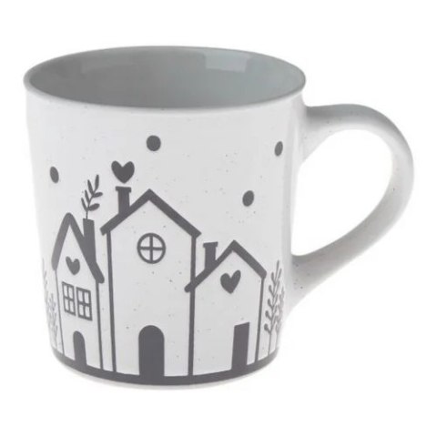 DS HM3902 KUBEK 470ML CERAM. Z MOTYWEM DOMÓW