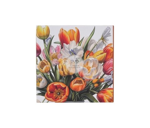 DUO KPL 2 TALERZY DESEROWYCH TULIPANY K.9990