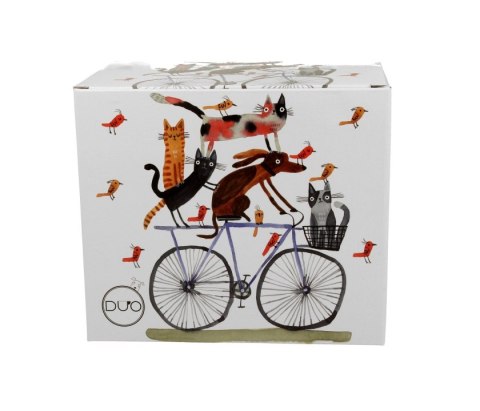 DUO KUBAS XXL 1L PSI ŚWIAT - PIES NA ROWERZE 6579