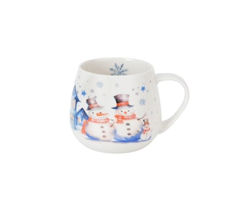 DUO KUBEK BARYŁKA ZAPARZACZ SNOWMAN K.8580