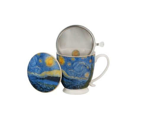 DUO KUBEK ZAPARZACZ NA STOPCE STARRY NIGHT K.2679