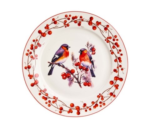 DUO TALERZ DUŻY CHRISTMAS BIRDS 3 K.9464