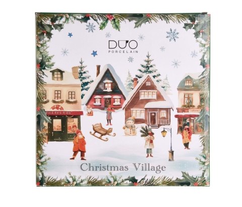 DUO TALERZ DUŻY CHRISTMAS VILLAGE K.8948