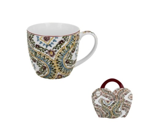 ETHNIC KUBEK 460ML W KOSZYCZKU ESTRELLA K.6349