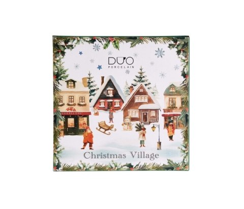 KPL 2 TALERZE DESEROWE CHRISTMAS VILLAGE K.8955