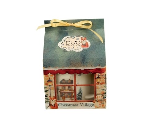 KUBEK 400ML OPAK.DOMEK CHRISTMAS VILLAGE K.0811
