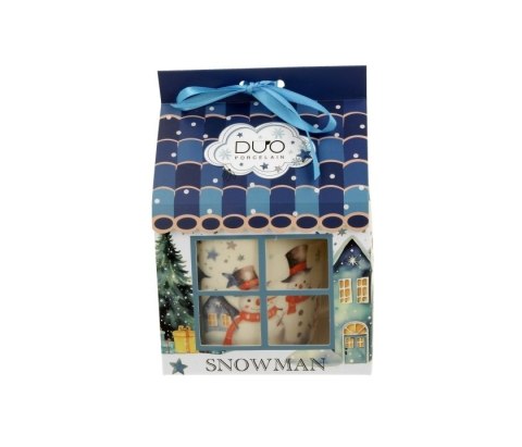 KUBEK 400ML W OPAKOWANIU DOMEK SNOWMAN K.0774