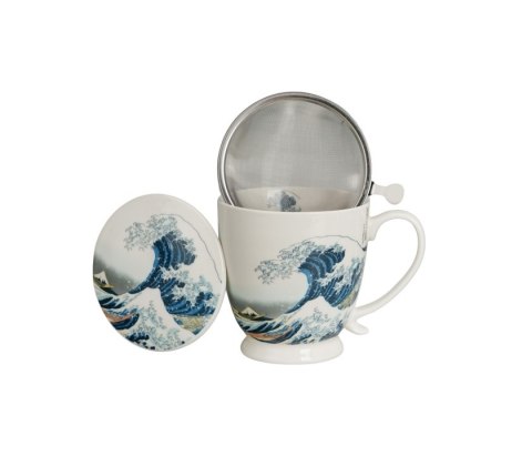 KUBEK ZAPARZACZ NA STOPCE HOKUSAI GREAT WAVE 3492