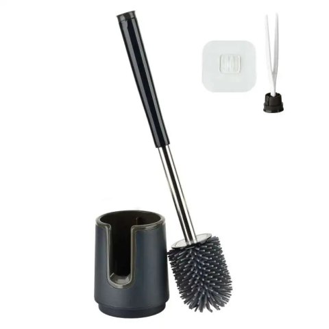 MX HTWN5096 EDA SILICONE SZCZOTKA DO WC CZARNA