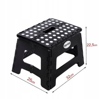 STOŁECZEK A904028 CZARNY 22CM