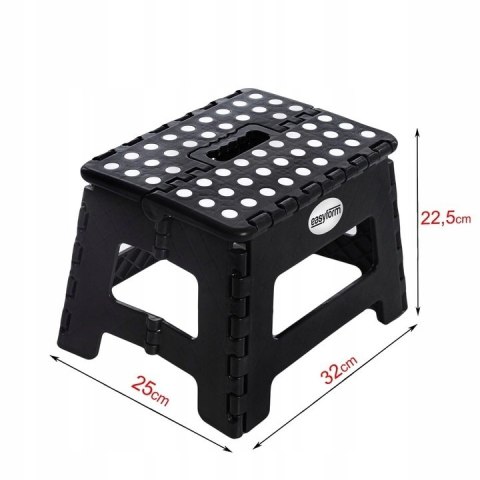 STOŁECZEK A904028 CZARNY 22CM