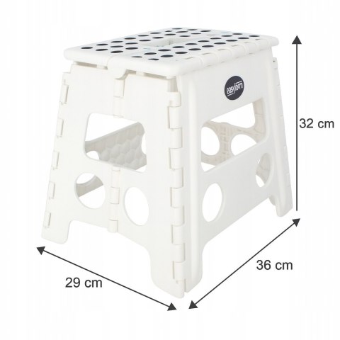 STOŁECZEK A904029 BIAŁY 32CM