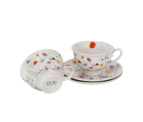DUO 2 filiżanki royal ze spodkami AMELIA K.7309