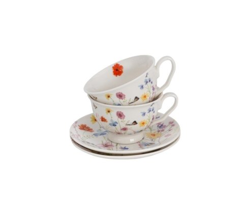 DUO 2 filiżanki royal ze spodkami AMELIA K.7309