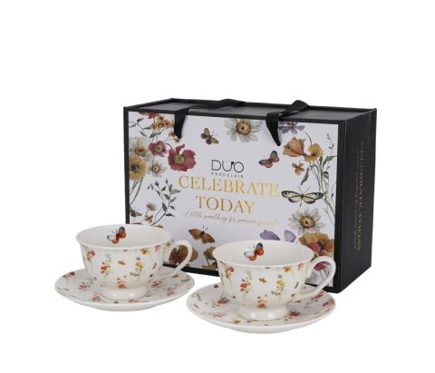 DUO 2 filiżanki royal ze spodkami GRACE K.7347