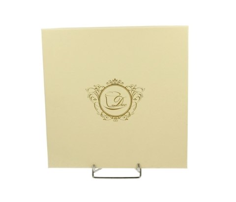 DUO ECRU KPL 2 TALERZE DESEROWE VESPER K.3875