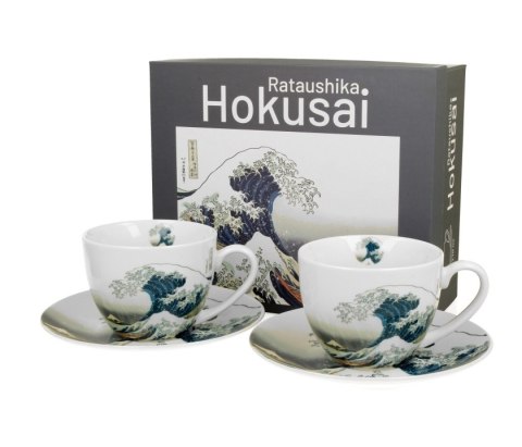 DUO KPL 2 FILIŻANKI HOKUSAI THE GREAT WAVE K.7812