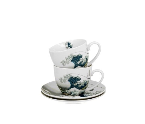 DUO KPL 2 FILIŻANKI HOKUSAI THE GREAT WAVE K.7812