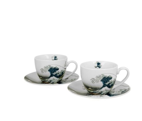 DUO KPL 2 FILIŻANKI HOKUSAI THE GREAT WAVE K.7812