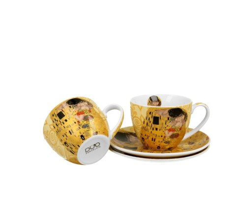 DUO KPL 2 FILIŻANKI SPOD. 280ML KISS ECRU K.7034