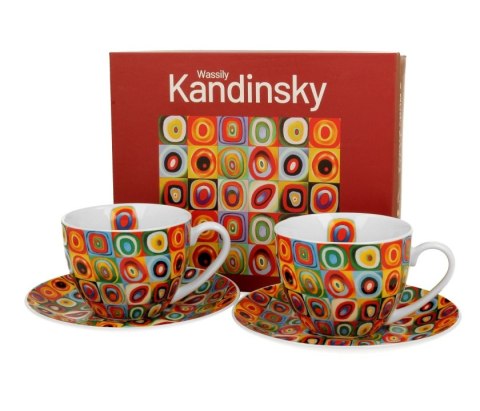 DUO KPL 2 FILIŻANKI SPOD. KANDINSKY SQUARES K.0157