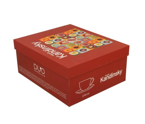 DUO KPL 2 FILIŻANKI SPOD. KANDINSKY SQUARES K.0157