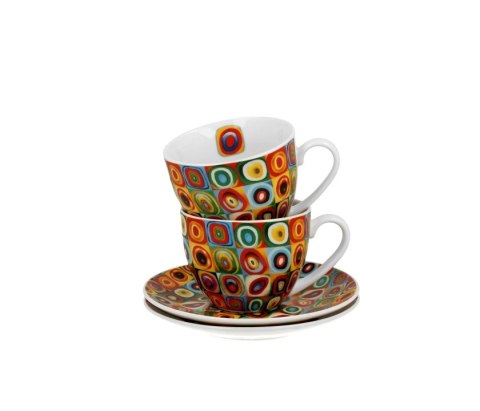 DUO KPL 2 FILIŻANKI SPOD. KANDINSKY SQUARES K.0157