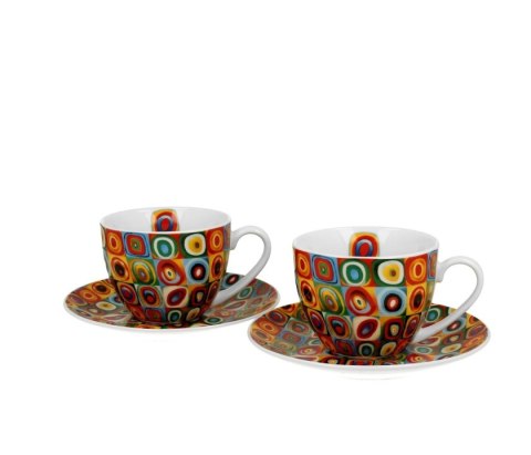 DUO KPL 2 FILIŻANKI SPOD. KANDINSKY SQUARES K.0157