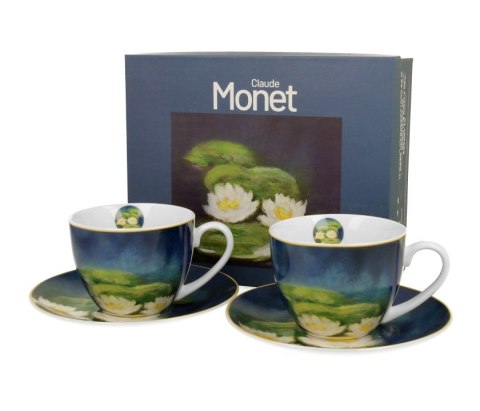 DUO KPL 2 FILIŻANKI SPOD. MONET NENUFARS K.0331
