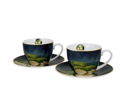 DUO KPL 2 FILIŻANKI SPOD. MONET NENUFARS K.0331