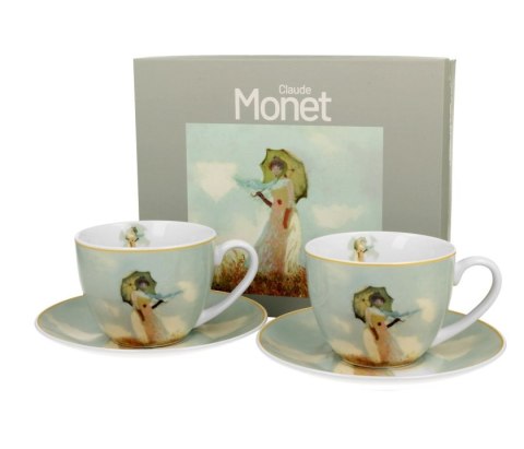 DUO KPL 2 FILIŻANKI SPOD. MONET PARASOL K.0218