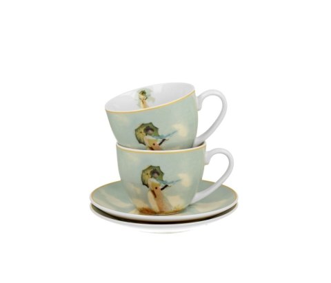 DUO KPL 2 FILIŻANKI SPOD. MONET PARASOL K.0218