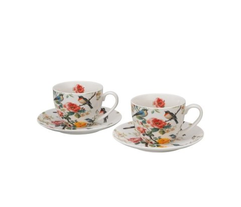 DUO KPL 2 FILIŻANKI SPODKI 280ML APRIL K.5220